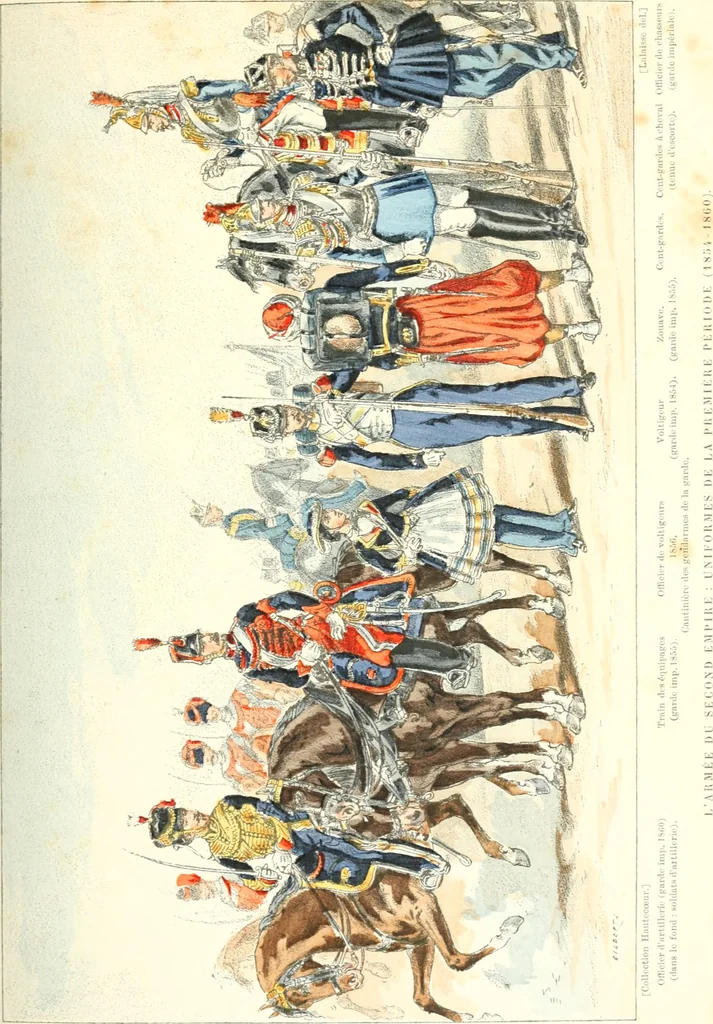 An illustration from XIXe [i.e. Dix-neuvième] siècle (en France); classes - moeurs - usages - costumes - inventions. Ouvrage illustré d'un front. chromotypographique, de 16 planches coloriées aux patrons, de 36 entetes et lettres ornées et de 487 gravures (dont 24 tirées hors texte) d'après les principaux artistes du siècle, 1893, leaf 440