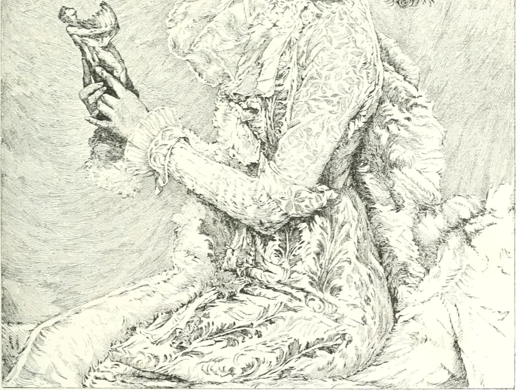 An illustration from XIXe [i.e. Dix-neuvième] siècle (en France); classes - moeurs - usages - costumes - inventions. Ouvrage illustré d'un front. chromotypographique, de 16 planches coloriées aux patrons, de 36 entetes et lettres ornées et de 487 gravures (dont 24 tirées hors texte) d'après les principaux artistes du siècle, 1893, leaf 480