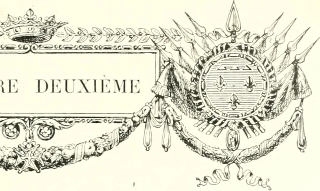 An illustration from XIXe [i.e. Dix-neuvième] siècle (en France); classes - moeurs - usages - costumes - inventions. Ouvrage illustré d'un front. chromotypographique, de 16 planches coloriées aux patrons, de 36 entetes et lettres ornées et de 487 gravures (dont 24 tirées hors texte) d'après les principaux artistes du siècle, 1893, leaf 50