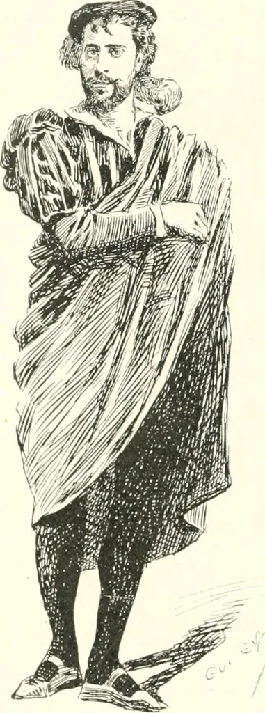 An illustration from XIXe [i.e. Dix-neuvième] siècle (en France); classes - moeurs - usages - costumes - inventions. Ouvrage illustré d'un front. chromotypographique, de 16 planches coloriées aux patrons, de 36 entetes et lettres ornées et de 487 gravures (dont 24 tirées hors texte) d'après les principaux artistes du siècle, 1893, leaf 503
