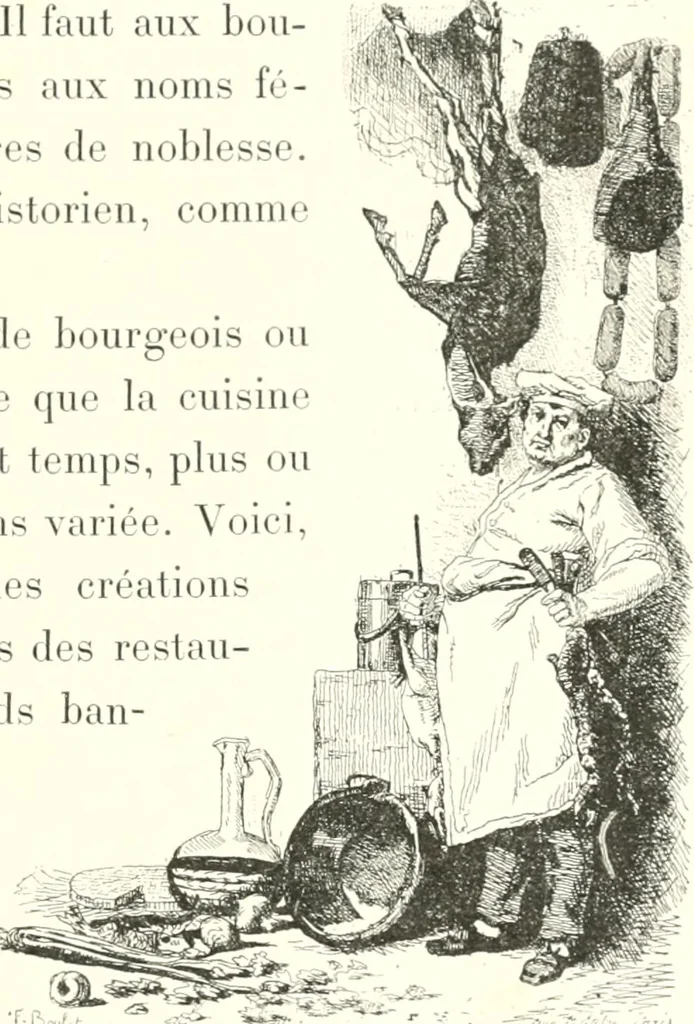 An illustration from XIXe [i.e. Dix-neuvième] siècle (en France); classes - moeurs - usages - costumes - inventions. Ouvrage illustré d'un front. chromotypographique, de 16 planches coloriées aux patrons, de 36 entetes et lettres ornées et de 487 gravures (dont 24 tirées hors texte) d'après les principaux artistes du siècle, 1893, leaf 624