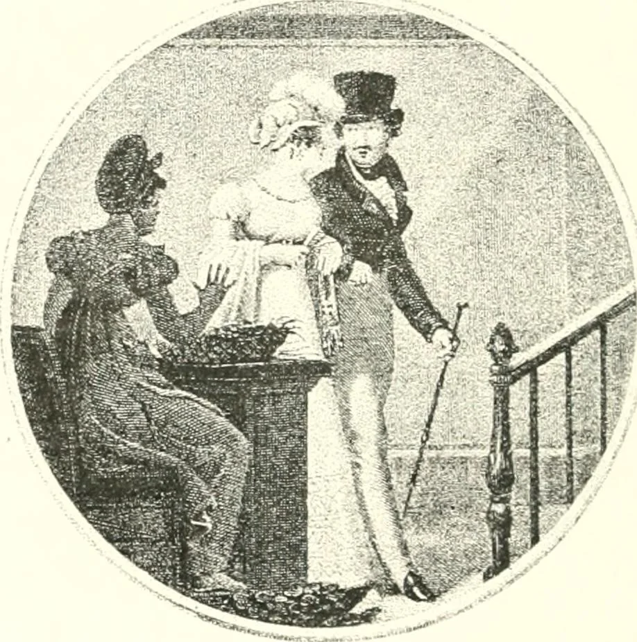 An illustration from XIXe [i.e. Dix-neuvième] siècle (en France); classes - moeurs - usages - costumes - inventions. Ouvrage illustré d'un front. chromotypographique, de 16 planches coloriées aux patrons, de 36 entetes et lettres ornées et de 487 gravures (dont 24 tirées hors texte) d'après les principaux artistes du siècle, 1893, leaf 651