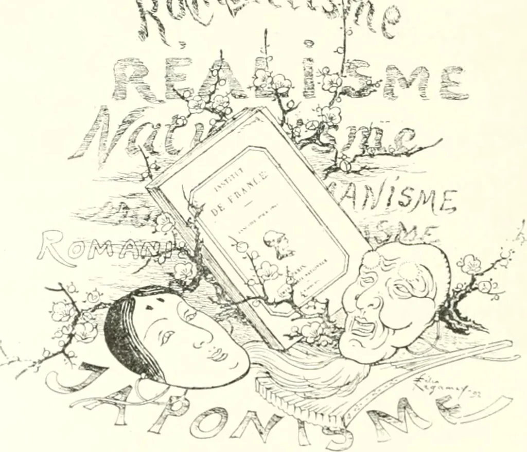 An illustration from XIXe [i.e. Dix-neuvième] siècle (en France); classes - moeurs - usages - costumes - inventions. Ouvrage illustré d'un front. chromotypographique, de 16 planches coloriées aux patrons, de 36 entetes et lettres ornées et de 487 gravures (dont 24 tirées hors texte) d'après les principaux artistes du siècle, 1893, leaf 723