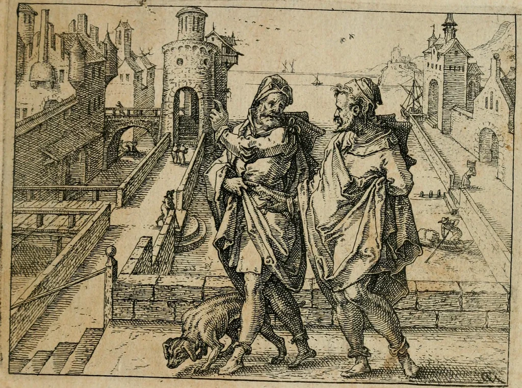 An illustration from XL [i.e. Quadraginta] emblemata miscella nova : Das ist : XL. underschiedliche Auszerlesene newradierte Kunststuck, 1622, leaf 16