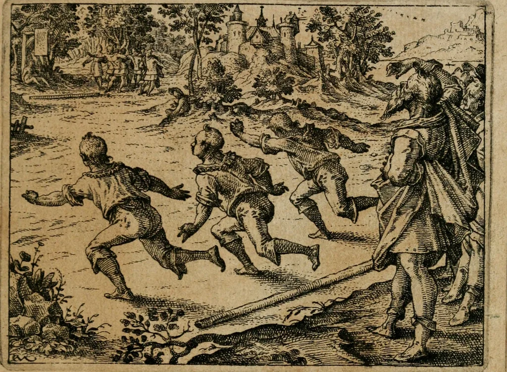 An illustration from XL [i.e. Quadraginta] emblemata miscella nova : Das ist : XL. underschiedliche Auszerlesene newradierte Kunststuck, 1622, leaf 20