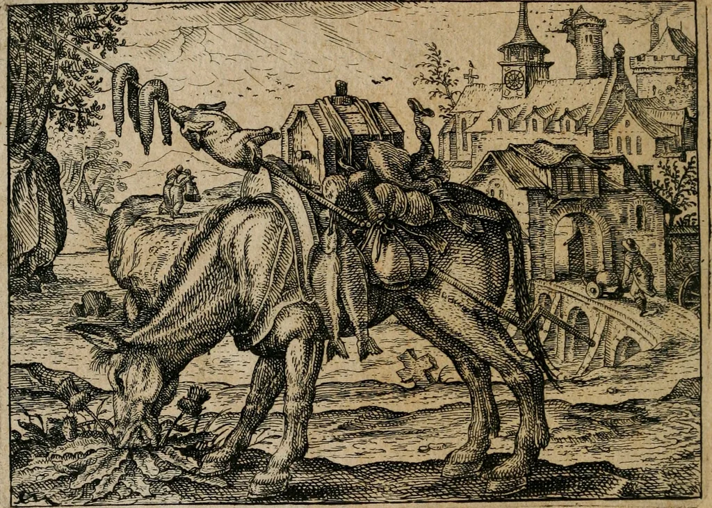An illustration from XL [i.e. Quadraginta] emblemata miscella nova : Das ist : XL. underschiedliche Auszerlesene newradierte Kunststuck, 1622, leaf 27