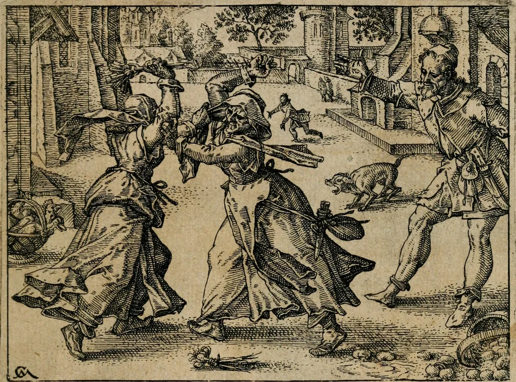 An illustration from XL [i.e. Quadraginta] emblemata miscella nova : Das ist : XL. underschiedliche Auszerlesene newradierte Kunststuck, 1622, leaf 36