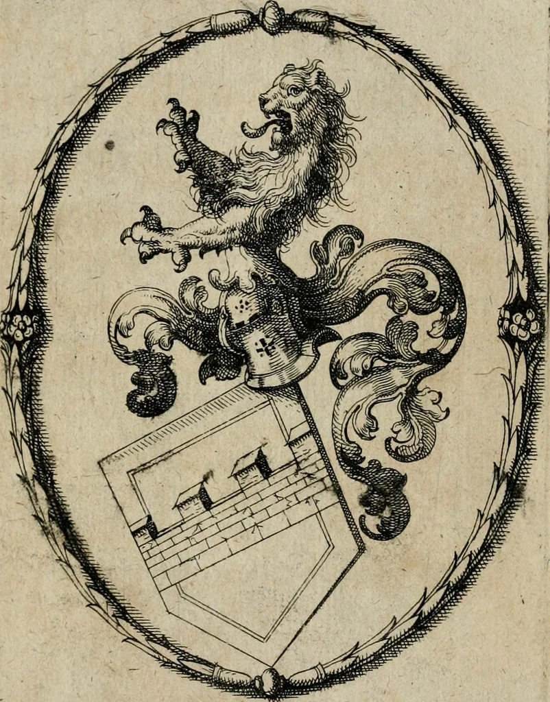 An illustration from XL [i.e. Quadraginta] emblemata miscella nova : Das ist : XL. underschiedliche Auszerlesene newradierte Kunststuck, 1622, leaf 6