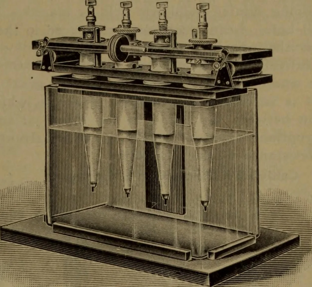 An illustration from X-ray apparatus : complete outfits and accessories for X-ray laboratories, 1908, leaf 18