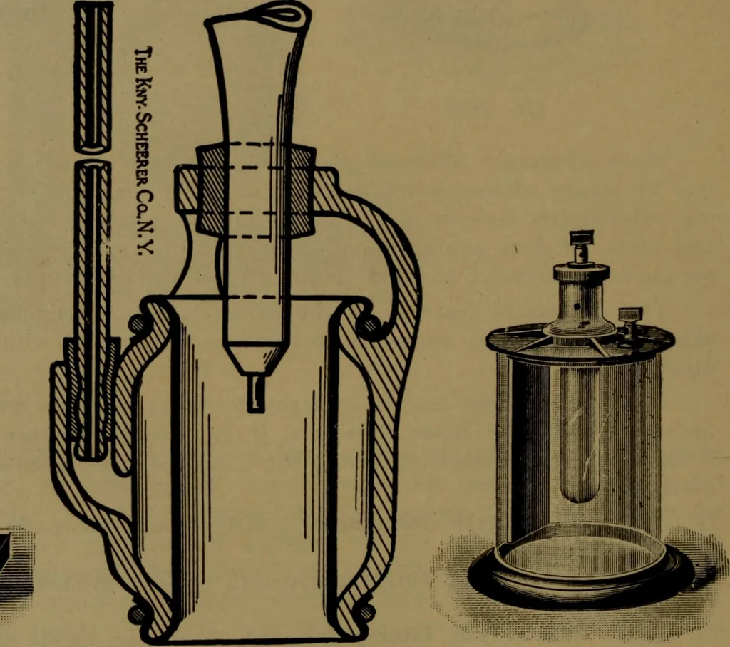 An illustration from X-ray apparatus : complete outfits and accessories for X-ray laboratories, 1908, leaf 19