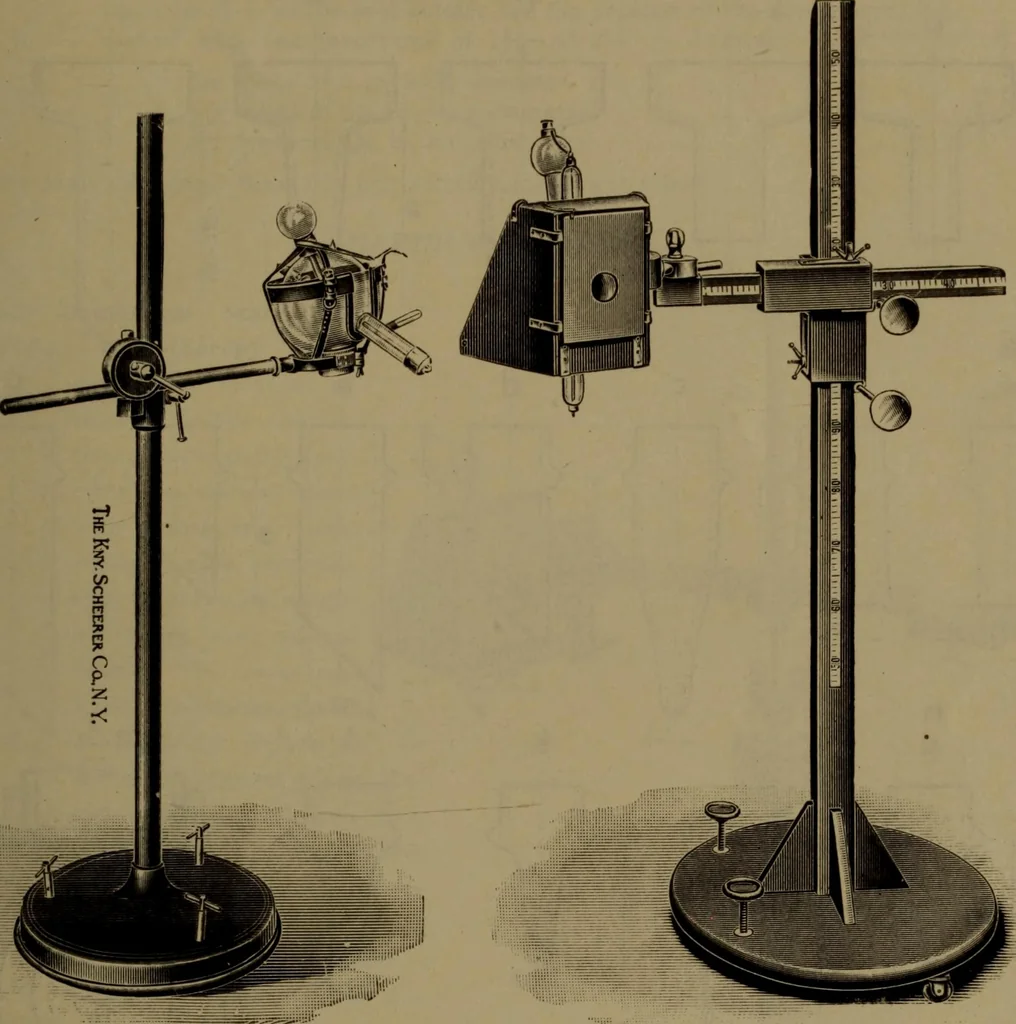 An illustration from X-ray apparatus : complete outfits and accessories for X-ray laboratories, 1908, leaf 36