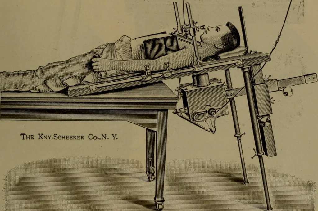 An illustration from X-ray apparatus : complete outfits and accessories for X-ray laboratories, 1908, leaf 42