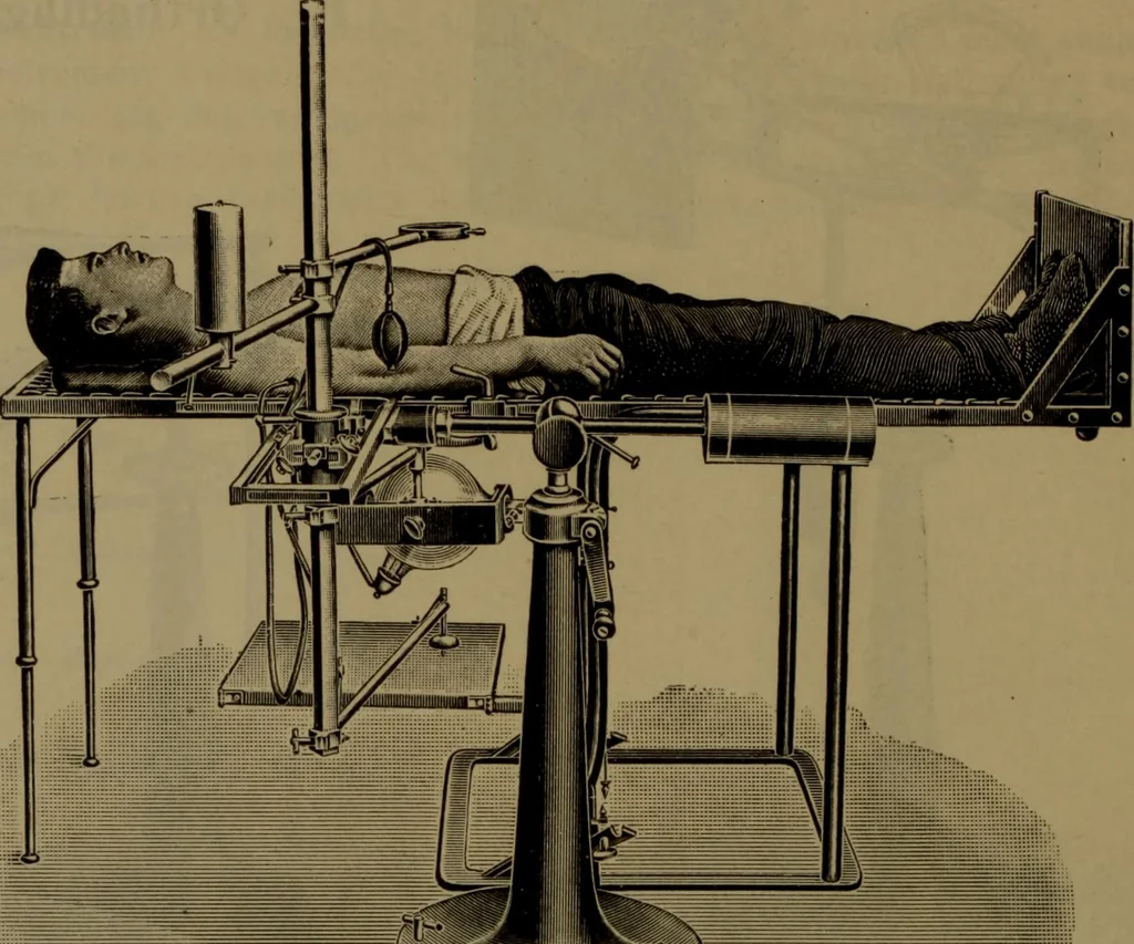 An illustration from X-ray apparatus : complete outfits and accessories for X-ray laboratories, 1908, leaf 51