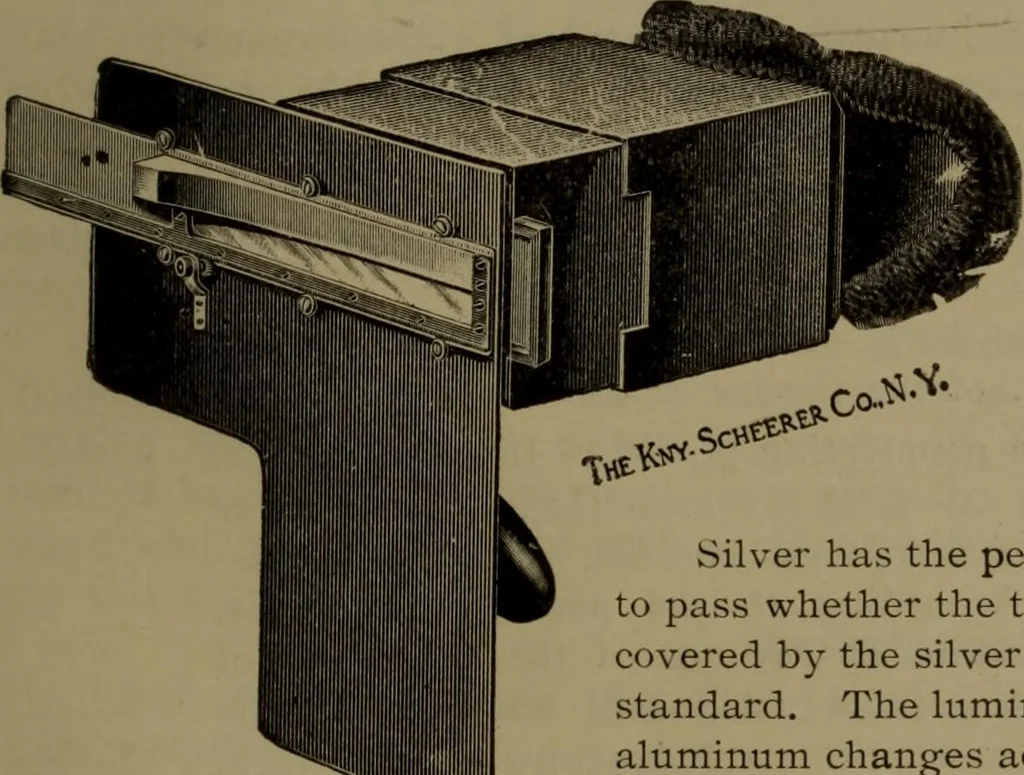 An illustration from X-ray apparatus : complete outfits and accessories for X-ray laboratories, 1908, leaf 54