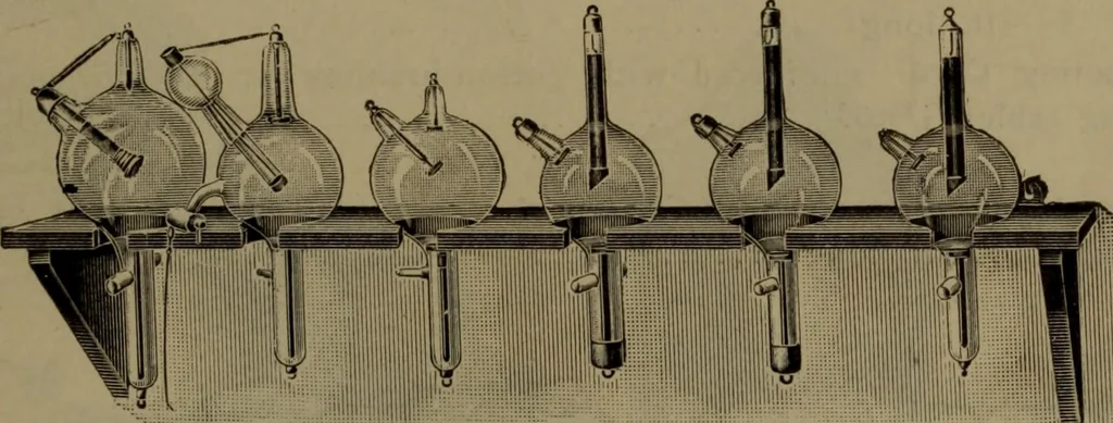 An illustration from X-ray apparatus : complete outfits and accessories for X-ray laboratories, 1908, leaf 58