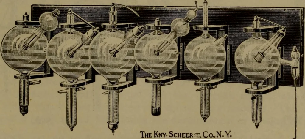 An illustration from X-ray apparatus : complete outfits and accessories for X-ray laboratories, 1908, leaf 58