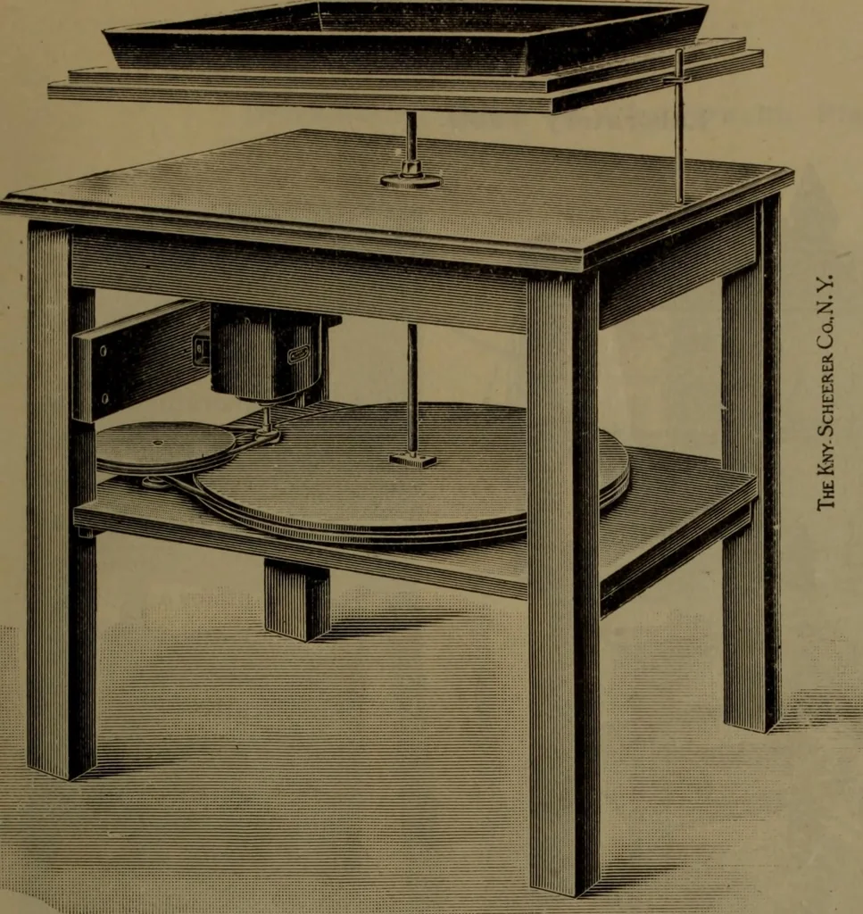 An illustration from X-ray apparatus : complete outfits and accessories for X-ray laboratories, 1908, leaf 68