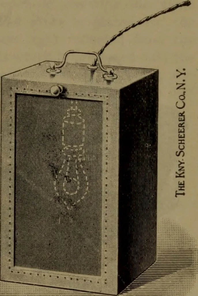 An illustration from X-ray apparatus : complete outfits and accessories for X-ray laboratories, 1908, leaf 68