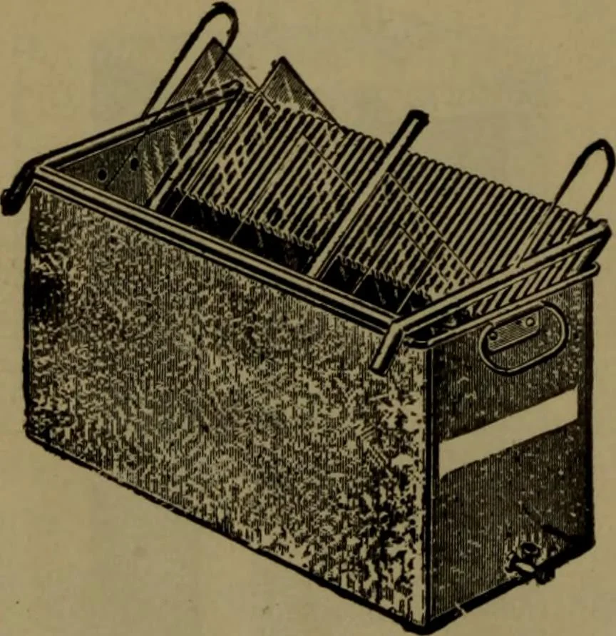 An illustration from X-ray apparatus : complete outfits and accessories for X-ray laboratories, 1908, leaf 69