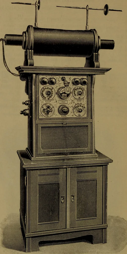 An illustration from X-ray apparatus : complete outfits and accessories for X-ray laboratories, 1908, leaf 75
