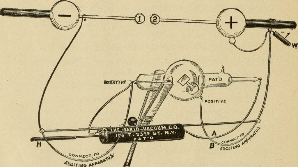 An illustration from X-ray apparatus, miniature lamps and accessories, 1902, leaf 11