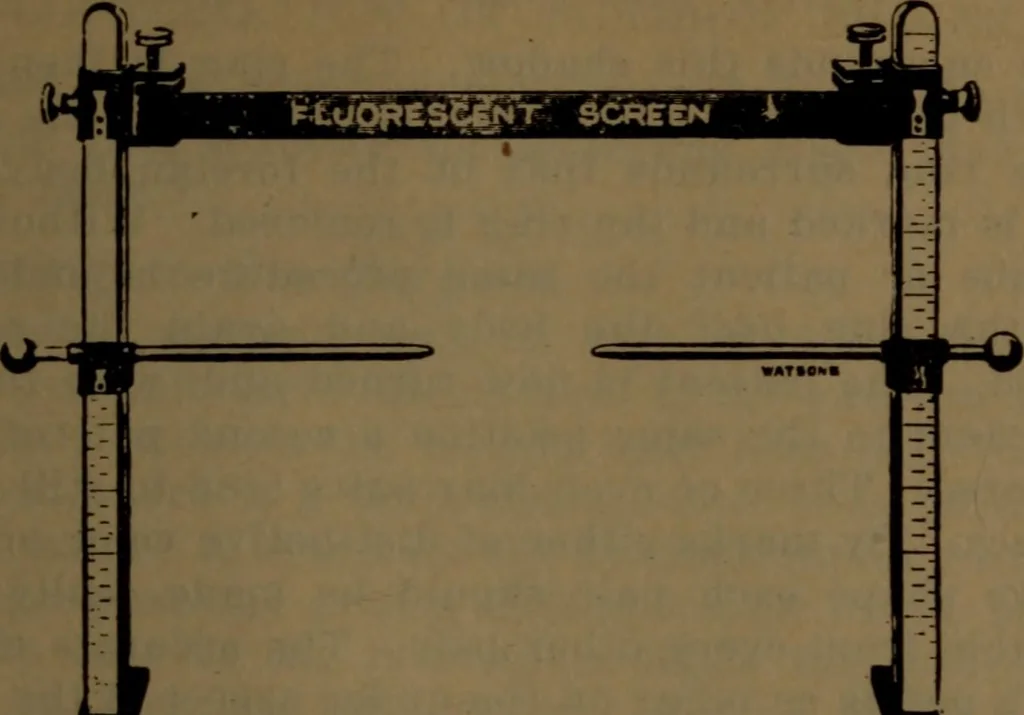 An illustration from X-ray manual : U.S. Army, 1917, leaf 172
