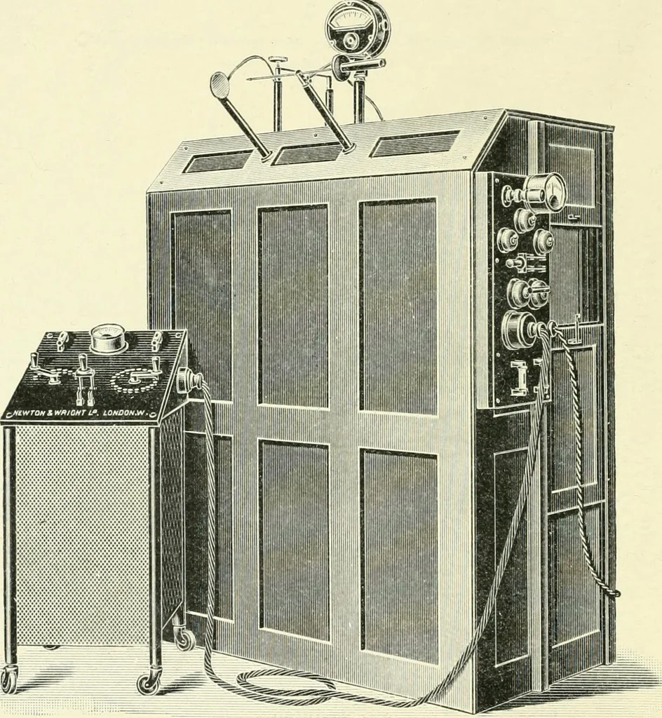 An illustration from X rays, an introduction to the study of Röntgen rays, 1914, leaf 83