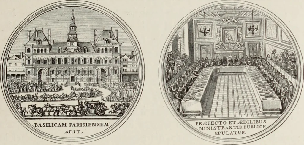 An illustration from XVIIme [i.e. dix-septième] siècle : lettres, sciences et arts, France, 1590-1700, 1882, leaf 122