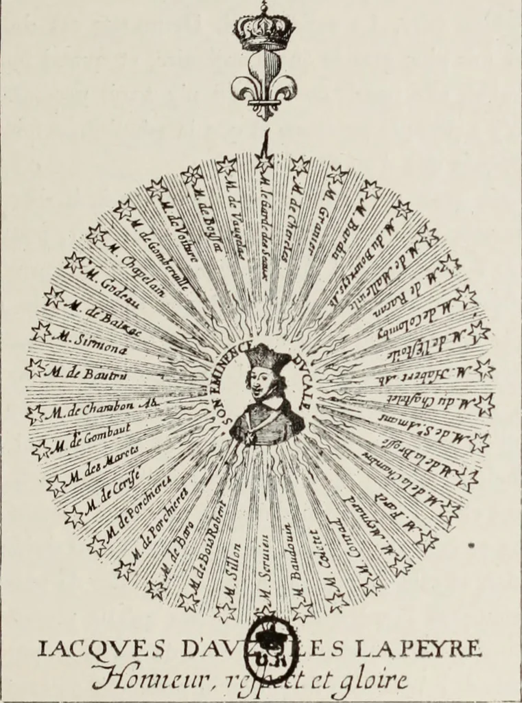 An illustration from XVIIme [i.e. dix-septième] siècle : lettres, sciences et arts, France, 1590-1700, 1882, leaf 146
