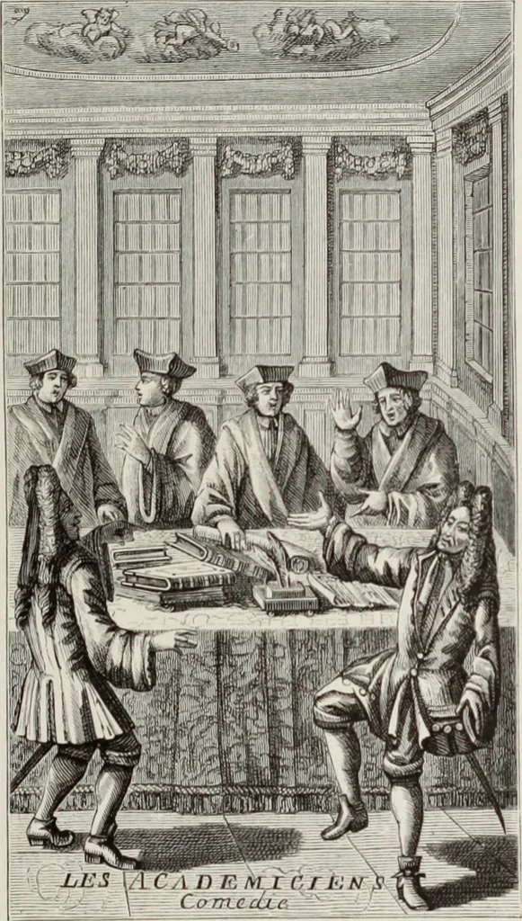 An illustration from XVIIme [i.e. dix-septième] siècle : lettres, sciences et arts, France, 1590-1700, 1882, leaf 152