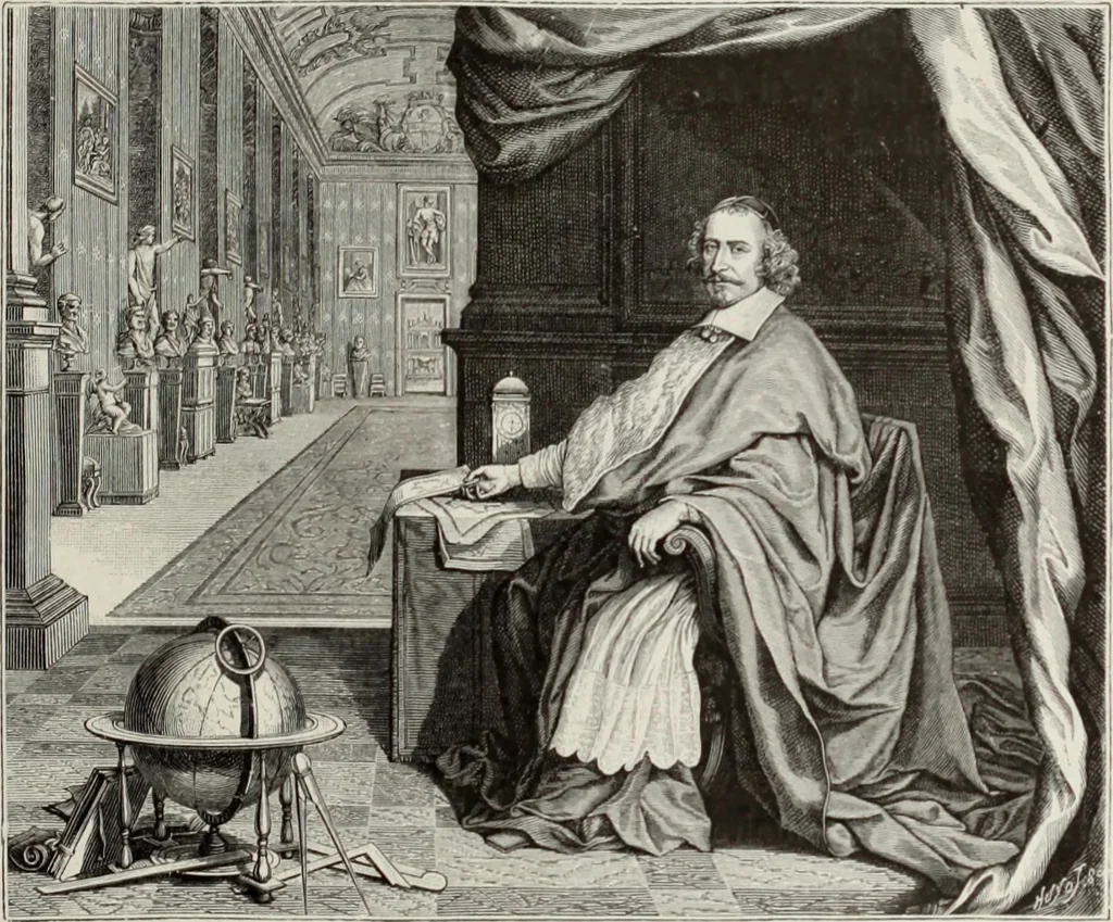An illustration from XVIIme [i.e. dix-septième] siècle : lettres, sciences et arts, France, 1590-1700, 1882, leaf 186