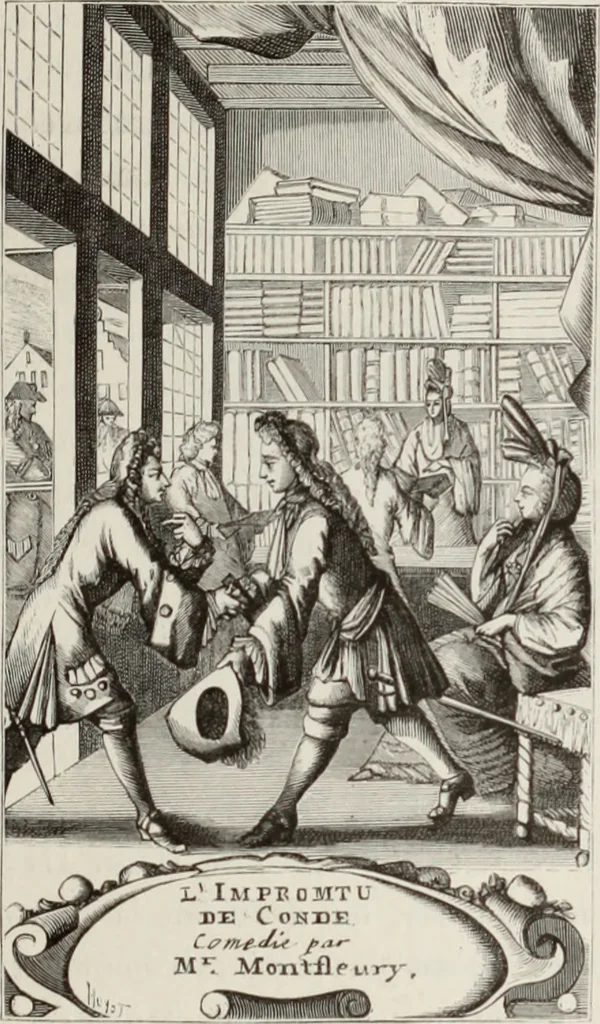An illustration from XVIIme [i.e. dix-septième] siècle : lettres, sciences et arts, France, 1590-1700, 1882, leaf 198