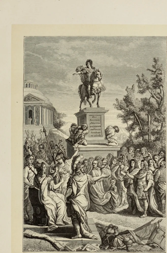 An illustration from XVIIme [i.e. dix-septième] siècle : lettres, sciences et arts, France, 1590-1700, 1882, leaf 22