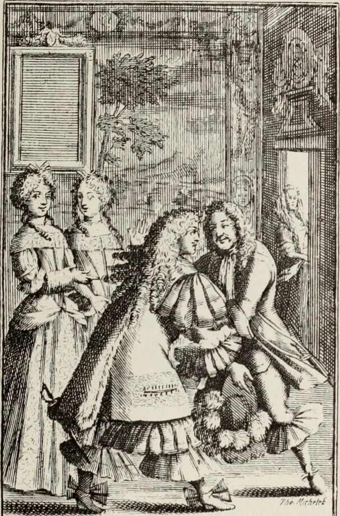 An illustration from XVIIme [i.e. dix-septième] siècle : lettres, sciences et arts, France, 1590-1700, 1882, leaf 232