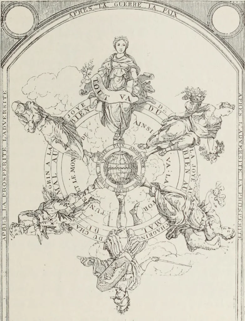 An illustration from XVIIme [i.e. dix-septième] siècle : lettres, sciences et arts, France, 1590-1700, 1882, leaf 248