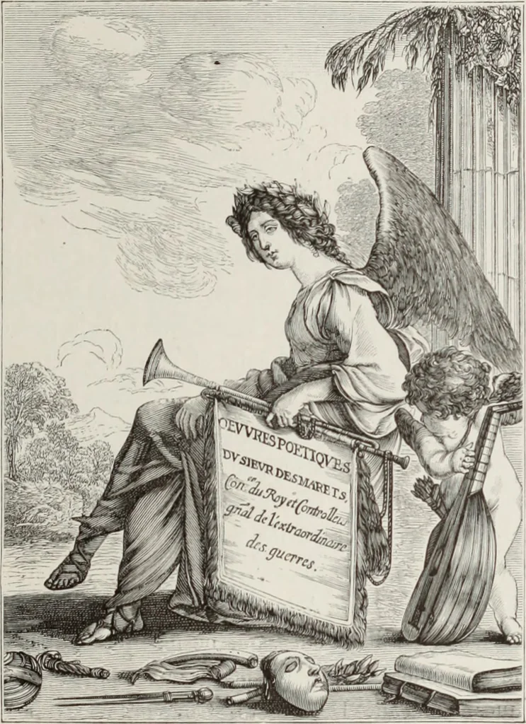 An illustration from XVIIme [i.e. dix-septième] siècle : lettres, sciences et arts, France, 1590-1700, 1882, leaf 284