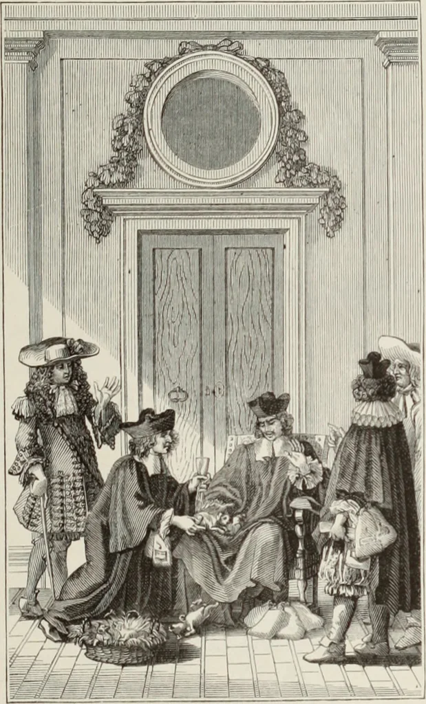 An illustration from XVIIme [i.e. dix-septième] siècle : lettres, sciences et arts, France, 1590-1700, 1882, leaf 300