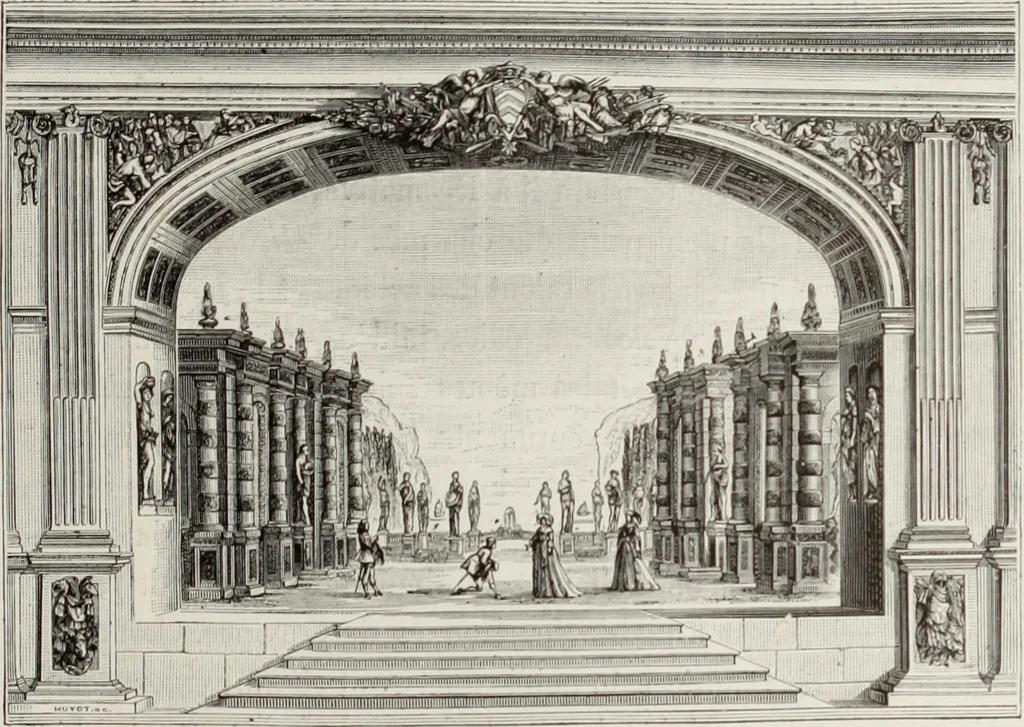 An illustration from XVIIme [i.e. dix-septième] siècle : lettres, sciences et arts, France, 1590-1700, 1882, leaf 322