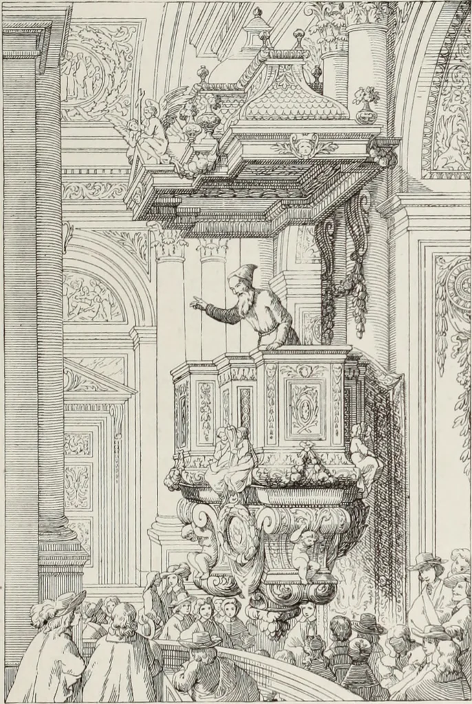 An illustration from XVIIme [i.e. dix-septième] siècle : lettres, sciences et arts, France, 1590-1700, 1882, leaf 354