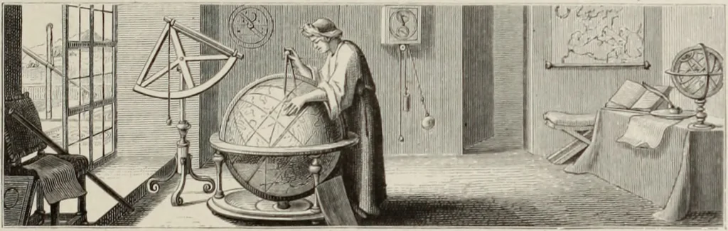 An illustration from XVIIme [i.e. dix-septième] siècle : lettres, sciences et arts, France, 1590-1700, 1882, leaf 36