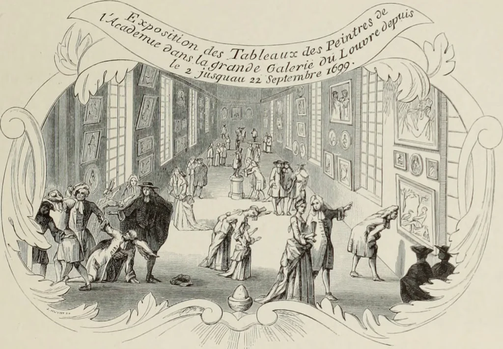 An illustration from XVIIme [i.e. dix-septième] siècle : lettres, sciences et arts, France, 1590-1700, 1882, leaf 404