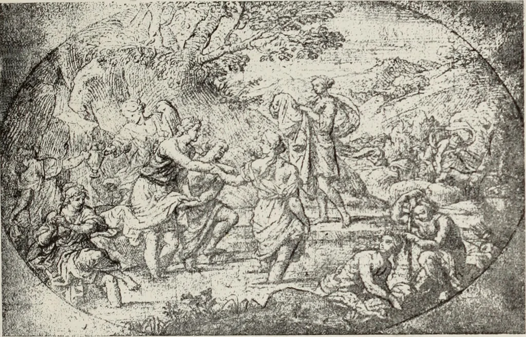 An illustration from XVIIme [i.e. dix-septième] siècle : lettres, sciences et arts, France, 1590-1700, 1882, leaf 406