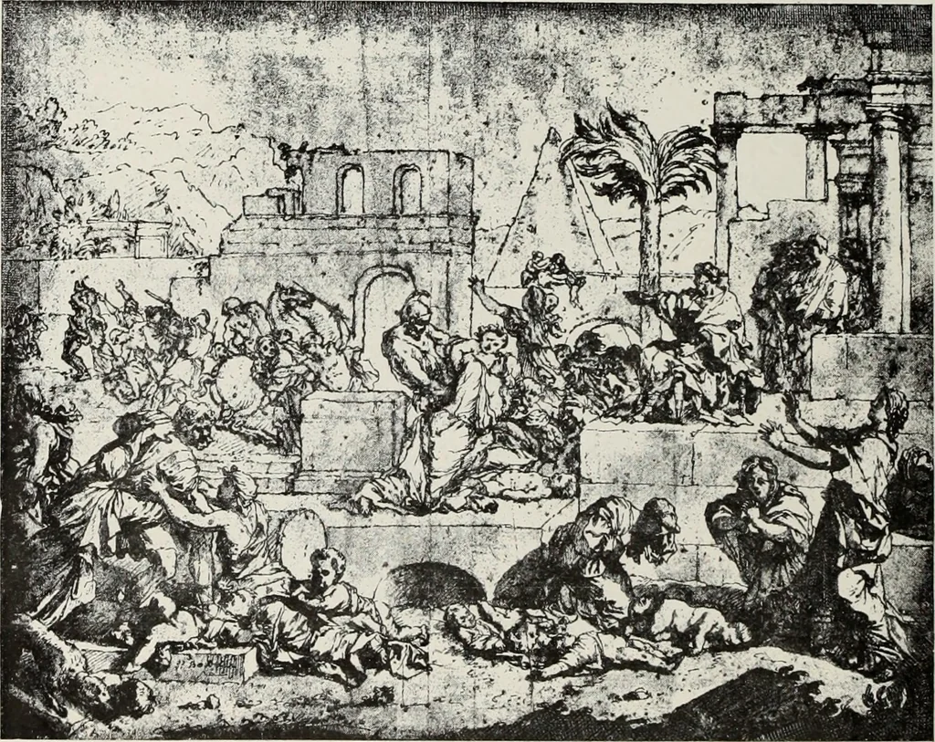 An illustration from XVIIme [i.e. dix-septième] siècle : lettres, sciences et arts, France, 1590-1700, 1882, leaf 407