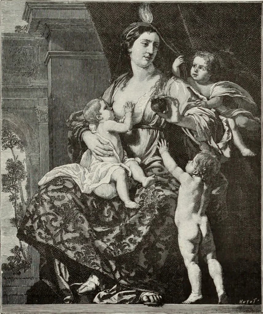 An illustration from XVIIme [i.e. dix-septième] siècle : lettres, sciences et arts, France, 1590-1700, 1882, leaf 408