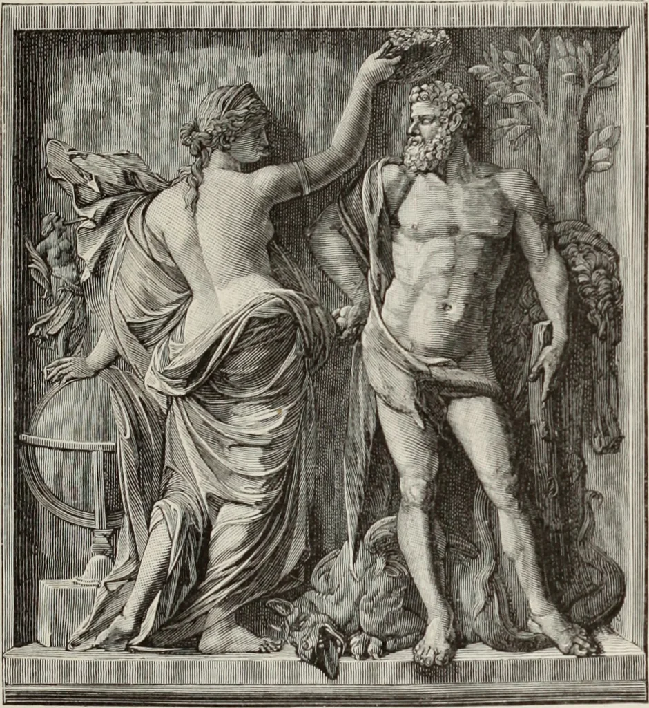 An illustration from XVIIme [i.e. dix-septième] siècle : lettres, sciences et arts, France, 1590-1700, 1882, leaf 446