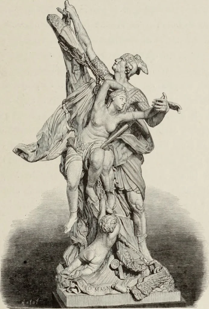 An illustration from XVIIme [i.e. dix-septième] siècle : lettres, sciences et arts, France, 1590-1700, 1882, leaf 448