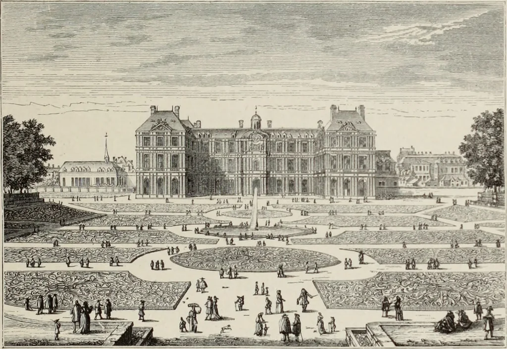 An illustration from XVIIme [i.e. dix-septième] siècle : lettres, sciences et arts, France, 1590-1700, 1882, leaf 472