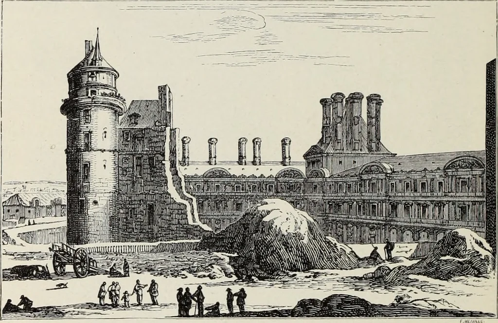 An illustration from XVIIme [i.e. dix-septième] siècle : lettres, sciences et arts, France, 1590-1700, 1882, leaf 485