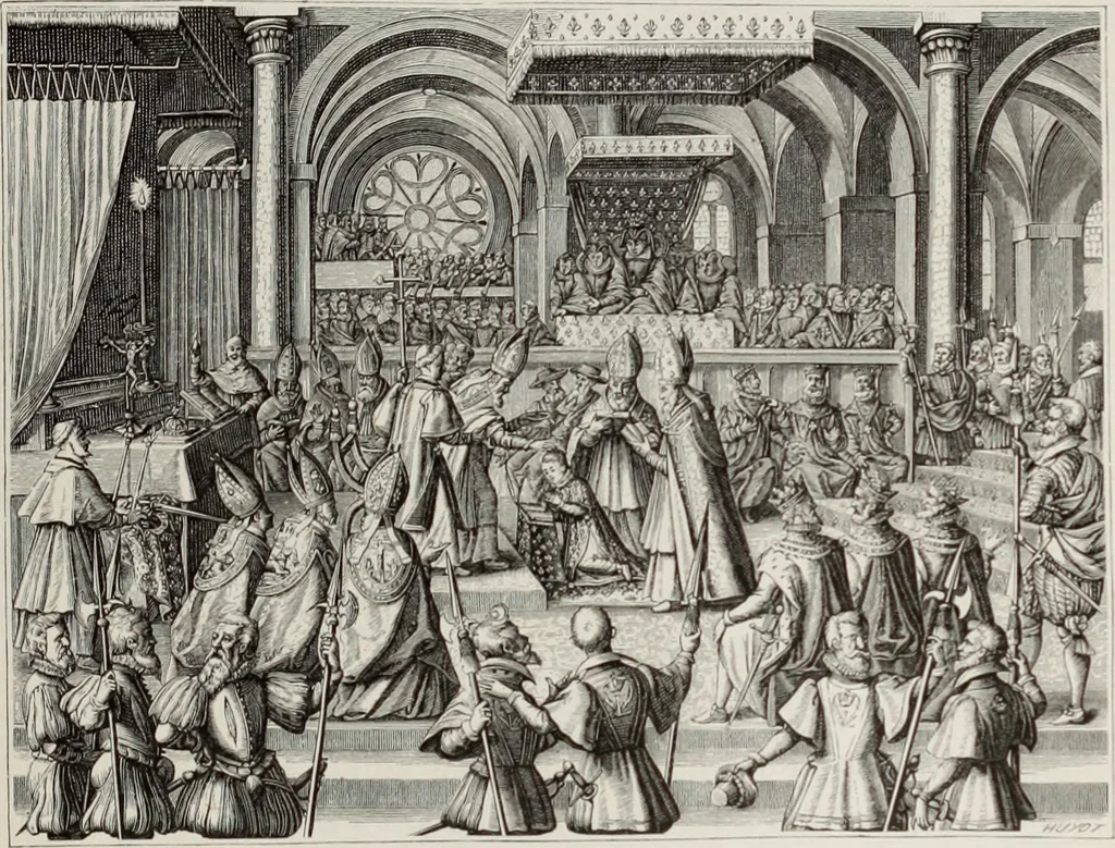 An illustration from XVIIme [i.e. dix-septième] siècle : lettres, sciences et arts, France, 1590-1700, 1882, leaf 510