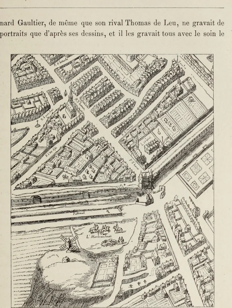 An illustration from XVIIme [i.e. dix-septième] siècle : lettres, sciences et arts, France, 1590-1700, 1882, leaf 512